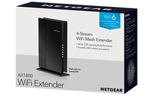 Répéteur WiFi 6 Mesh NETGEAR 4PT AX1800 - Bi-bande 1800 Mbit/s