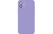 Clappio Châssis Complet pour iPhone 12 Cadre central et Vitre arrière Lavande