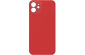 Clappio Vitre arrière de remplacement pour Apple iPhone 12 Rouge