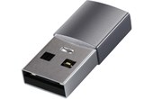 Adaptateur USB vers USB-C Charge et Synchro 5Gbps Compact Satechi Gris