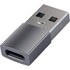 Adaptateur USB vers USB-C Charge et Synchro 5Gbps Compact Satechi Gris
