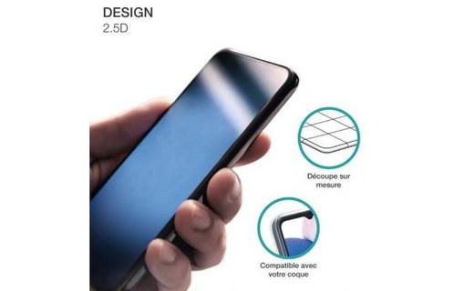 BigBen Connected Protège écran pour Apple iPhone 15 2.5D Oléophobe avec SmartFra