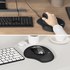 Tapis de Souris Noir Repose Poignet Ergonomique Port Connect