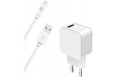 BigBen Connected Chargeur Secteur USB A 2.4A FastCharge + Câble USB A/Lightning