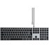 Clavier pour Mac SATECHI Slim W3 - Noir, Aluminium