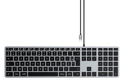 Clavier pour Mac SATECHI Slim W3 - Noir, Aluminium