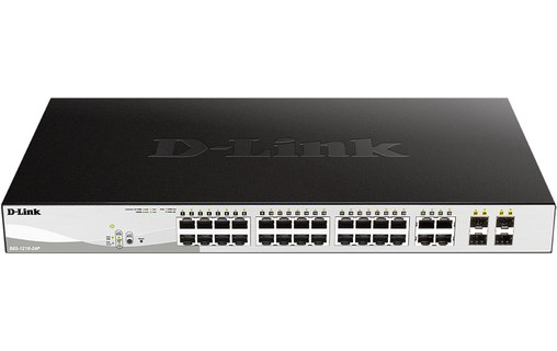 Switch Ethernet D-LINK DGS-1210-24P/E 24 ports - Manageable, PoE, L2