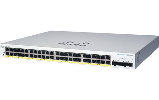 Switch Ethernet Cisco CBS220-24P-4X 24 ports - Manageable, PoE, L2