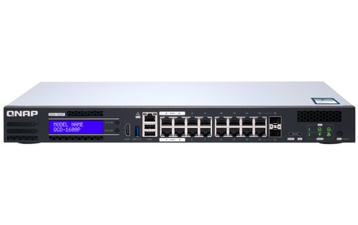 Switch Ethernet Qnap QGD-1600P 14 ports - Manageable, PoE