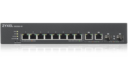 Switch Ethernet ZYXEL GS2220-10-EU0101F 10 ports - Manageable, L2