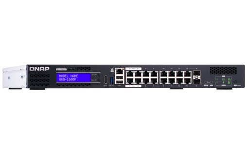 Switch Ethernet Qnap QGD-1600P 14 ports - Manageable, PoE