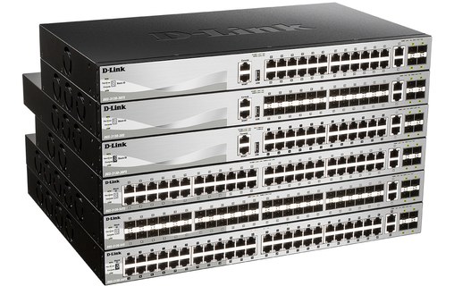 Switch Ethernet D-LINK DGS-3130-54S/E 2 ports - 10 GbE, Manageable, L3