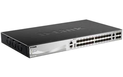 Switch Ethernet D-LINK DGS-3130-30S/E 2 ports - 10 GbE, Manageable, L3