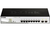 Switch Ethernet D-LINK DGS-1210-10P/E 8 ports - Manageable, PoE, L2