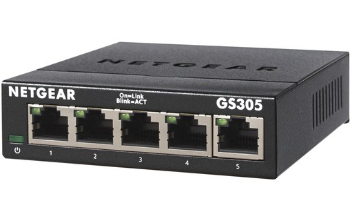 Switch Ethernet NETGEAR GS305 5 ports - L2