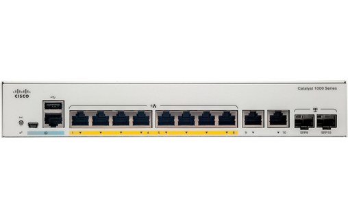 Switch Ethernet Cisco Catalyst C1000-8T-E-2G-L 8 ports - Manageable, L2