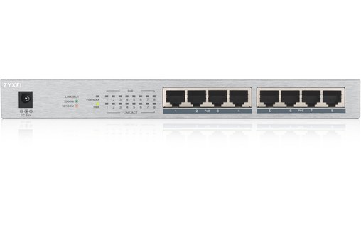 Switch Ethernet ZYXEL GS1008HP 8 ports - PoE