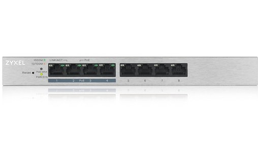 Switch Ethernet ZYXEL GS1200-8HP v2 8 ports - Manageable, PoE