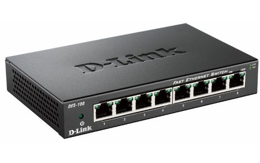 Switch Ethernet D-LINK DES-108 / DES-108/E 8 ports