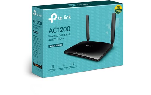 Routeur 4G TP LINK ARCHER MR400 - Bi-bande 867 Mbit/s