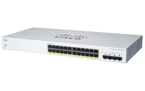 Switch Ethernet Cisco CBS220-24FP-4G 24 ports - Manageable, PoE, L2