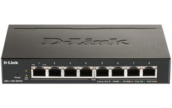 Switch Ethernet D-LINK DGS-1100-08PV2/E 8 ports - Manageable, PoE, L2/L3