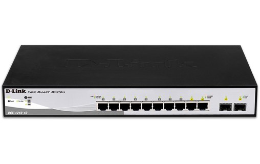 Switch Ethernet D-LINK DGS-1210-10/E 8 ports - Manageable, L2
