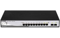 Switch Ethernet D-LINK DGS-1210-10/E 8 ports - Manageable, L2