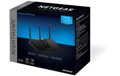 Routeur WiFi 6 NETGEAR Nighthawk AX/5-Stream AX2400 (RAX30) - Bi-bande