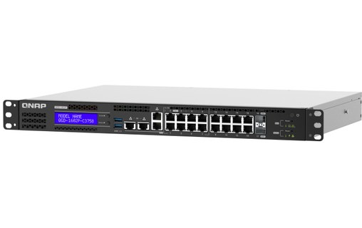 Switch Ethernet Qnap QGD-1602P / QGD-1602P-C3758-16G 16 ports - 2,5 GbE, PoE