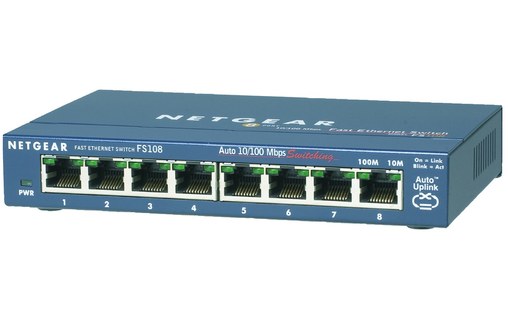 Switch Ethernet NETGEAR FS108-300PES 8 ports - L2