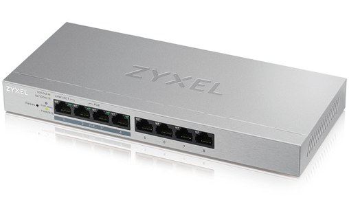 Switch Ethernet ZYXEL GS1200-8HP v2 8 ports - Manageable, PoE