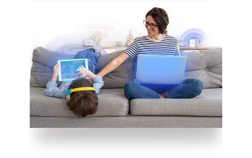 Routeur WiFi 6 Mesh D-LINK EAGLE PRO AI Système Mesh AX1500 2 pcs - Bi-bande