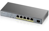 Switch Ethernet ZYXEL GS1350-6HP-EU0101F 5 ports - Manageable, PoE, L2