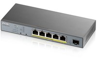 Switch Ethernet ZYXEL GS1350-6HP-EU0101F 5 ports - Manageable, PoE, L2