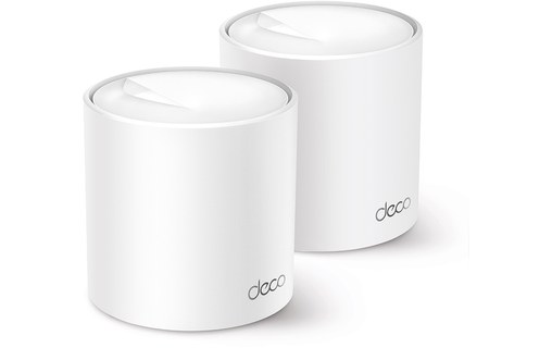 Routeur WiFi 6 TP LINK Deco X60 (Pack de 2) - Bi-bande