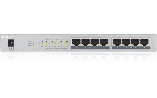 Switch Ethernet ZYXEL GS1008HP 8 ports - PoE