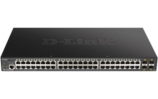 Switch Ethernet D-LINK DGS-1250-52XMP 52 ports - 10 GbE, Manageable, PoE, L3