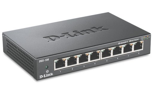 Switch Ethernet D-LINK DGS-108 8 ports