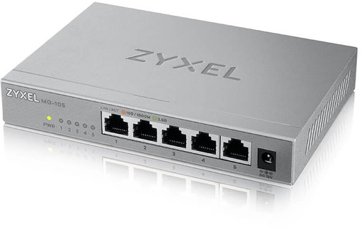 Switch Ethernet ZyXEL Série XMG100 - XMG-105 5 ports - 2,5 GbE