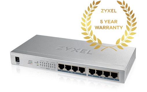 Switch Ethernet ZYXEL GS1008HP 8 ports - PoE