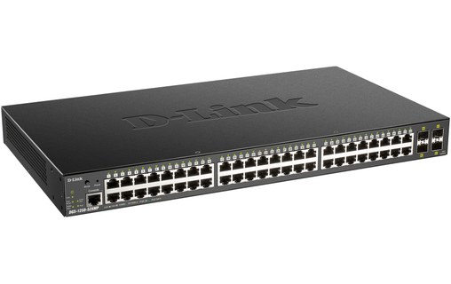 Switch Ethernet D-LINK DGS-1250-52XMP 52 ports - 10 GbE, Manageable, PoE, L3