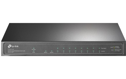 Switch Ethernet TP LINK TL-SG1210P 9 ports - PoE