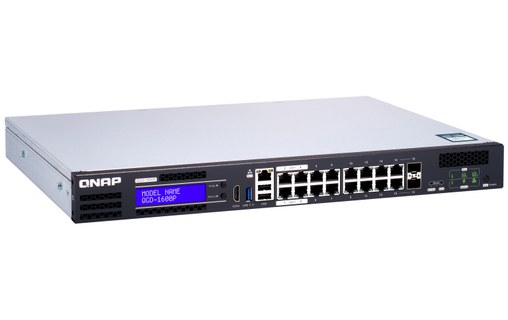 Switch Ethernet Qnap QGD-1600P 14 ports - Manageable, PoE