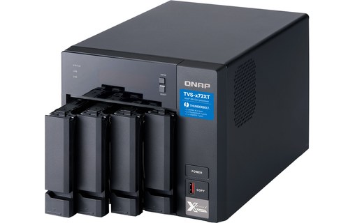 Boîtier QNAP TVS-472XT-I3-4G - Serveur NAS 4 baies Thunderbolt 3