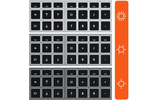 Clavier pour Mac SATECHI Slim W3 - Noir, Aluminium