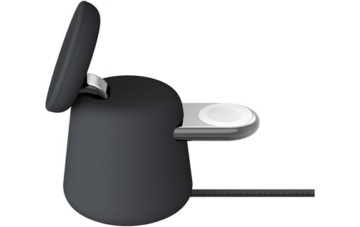 Chargeur sans fil MagSafe (15 W) 2-en-1 - Belkin BoostCharge Pro - Charbon