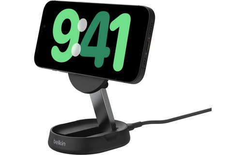 Chargeur sans fil Qi2 (15 W) pliable - Belkin BoostCharge Pro - Noir