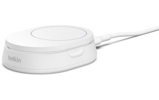 Chargeur sans fil Qi2 (15 W) pliable - Belkin BoostCharge Pro - Blanc