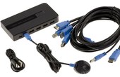 Boitier de partage type KVM Switch Souris Clavier Ecran pour 2 PC HDMI